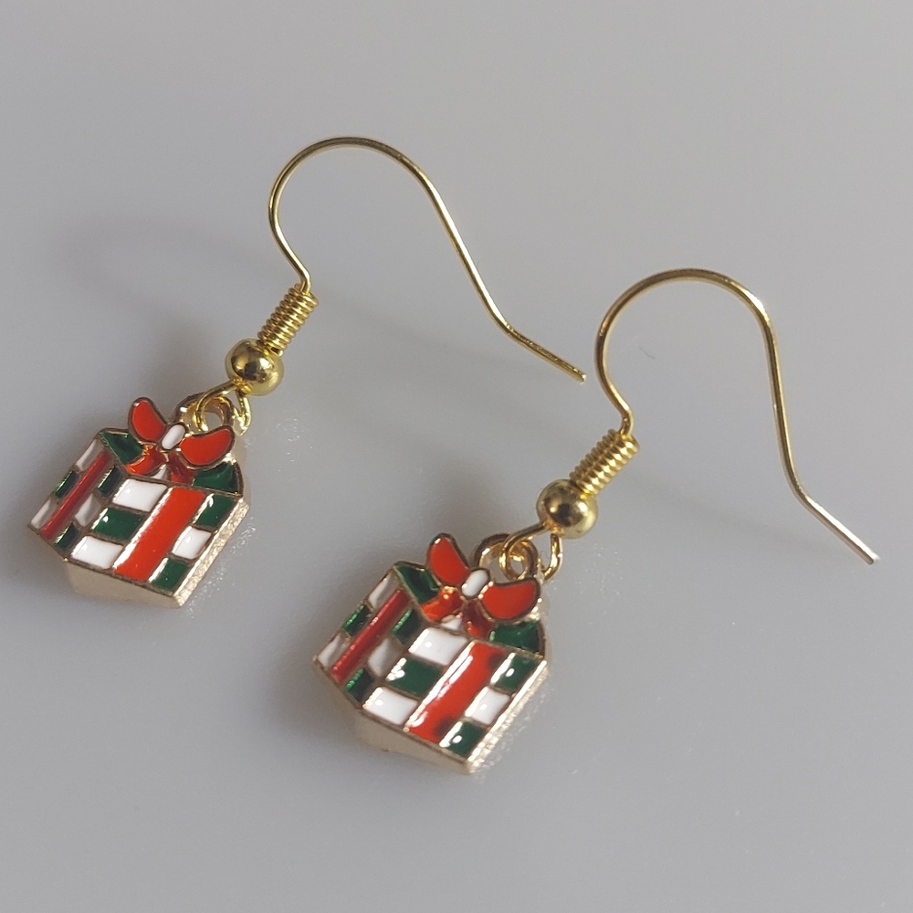 Christmas gift earrings